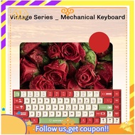 【W】AJAZZ AK680 Gaming Mechanical Keyboard ABS Keycap 68 Keys Wired Keyboard Hot Swap for Pc Laptop