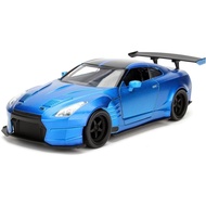 Fast & Furious 1:24 2009 Brian's Nissan GT-R R35 Ben Sopra Die-cast Car, Toys for Kids and Adults Bl