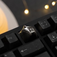 artisan keycap keycap Star Keycap Unique Keycap Customized Metal Keycap Single Esc Keycap Cross Axis