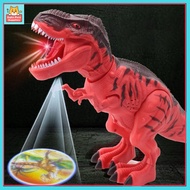 GQBN44V3 Plastic Electric Dinosaur Toy Realistic LED light Egg Laying Tyrannosaurus Toy Interactive Walking Dinosaur Toy Kids Gift