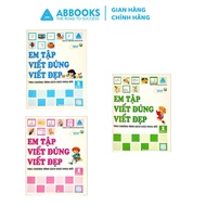 Book I Learn to Write Correctly and Write Beautifully 1 - Books 1,2,3 - ABBOOKS