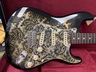 Fender custom Shop limited 68 black paisley Strat journeyman relic