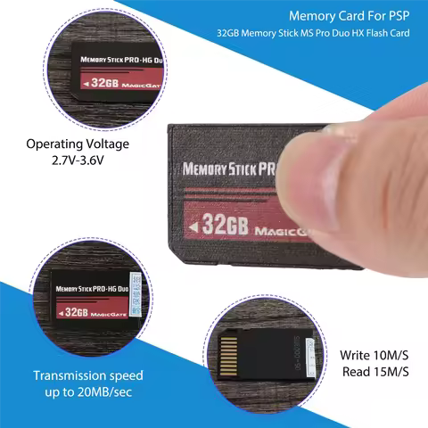 New 32GB Memory Stick MS Pro Duo HX Flash Card For Sony PSP Cybershot Camera