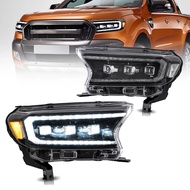 F/RANGER 2015 - 2021 T7 T8 LED PROJECTOR HEADLAMP HEADLIGHTS (C DESIGN)