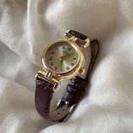 Nanning Medieval Osmanthus Ladies Watch Small Brown Watch Round Small Dial Small Exquisite Simple Be