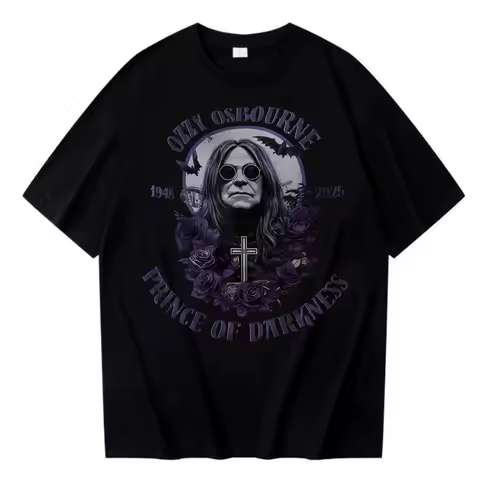 Ozzy Osbourne RIP 2026 Tribute T-Shirt, Unisex Rock Legend Memorial Gift, Short Sleeve Comfortable A
