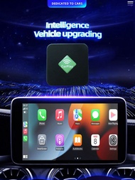 อะแดปเตอร์กล่อง CarPlay ไร้สายสำหรับ Apple iPhone แบบมีสายไปยัง CarPlay dongle การเชื่อมต่อ USB รถยน