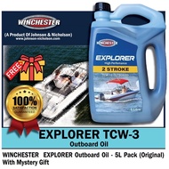 Winchester EXPLORER 5L TC-W3 | 2T Outboard Marine Engine Oil | 船外机/摩托艇机油 Minyak Enjin Bot Minyak Mes