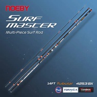 672S NOEBY 4.25m 3 Section Surf Casting Fishing Rod 14FT Tubular Carbon Fuji Guide DPS Reel Seat Sin
