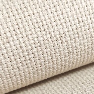 12" x 59" 18CT Counted Cotton Aida Cloth Cross Stitch Fabric (Natural Oatmeal) DBYD