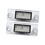 LED License Plate Light Fit For Audi A4 S5 B5 A3 8L S3 S4 8D9943021 License Plate Light LED License 