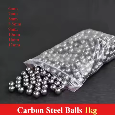 1kg Steel Balls Diameter 6mm 7mm 8mm 8.5mm 9mm 10mm 11mm 12mm Solid Carbon Steel Balls High Precisio