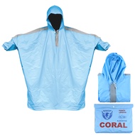 Jas Hujan Spartan Kelelawar Ponco Dengan Lengan Kuat Polos - PL-106