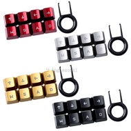 Replacement for Logitech G610, G710+, GproX, Cross Axis Supplementary Light Translucent Game 8-Key C