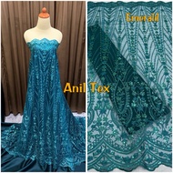 Spankle sequin Tille Fabric Premium sequin Tille Fabric/ sequin tulle Fabric/ pyramid Pattern tile/