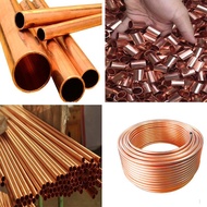 t2Copper Tube2/3/4/5/6/8/10/12mm Red Copper Tube Hollow Copper Tube Copper Coil Annealed Copper Tube