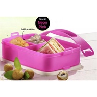 Tupperware Divided Click To Go/Lunch Box 900ml
