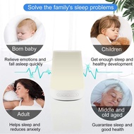 ppieenca Desktop White Noise Machine Baby Sleep Sound Colorful Night Lights 28 Soothing Sounds 30min