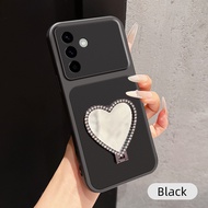 Holder Stand Mirror Case Samsung A57 A56 A55 A54 A37 A36 A35 A34 A33 A27 A26 A25 A17 A16 A07 5G Case