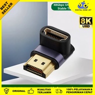 HDMI Male to Female Connector 2.1 8K 48Gbps Dual Mode Laptop TV - A8K-04 [Digital Zone JKT]