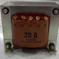 Trafo ERA 20A ct 55V
