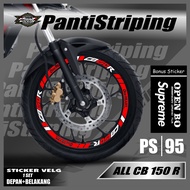 Rim Sticker - Rim Cutting Sticker Cutting Motor CB 150 R