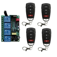 ♝♦ 433MHz Universal Wireless Remote Control AC110V 220V 230V 10A 4CH Relay Receiver Module RF Switch for Gate Garage opener