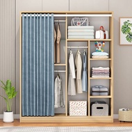 Open Wardrobe Rental Room Economical Door-Free Wardrobe Home Bedroom Large Capacity Simple Storage Children's Wardrobe