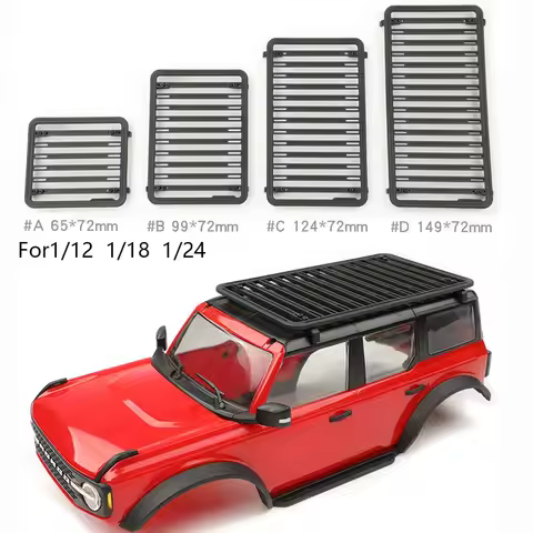 RCDream 1/18 1/12 1/24 Roof Rack Platform Luggage Rack for TRX4M AXIAL SCX24 RC Car Cralwer Uparde O