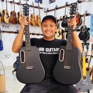 LOKAL Original Athena Guitar, Lava Blackdoff Model, Original Local Quality Guitar, Free Guitar Bag