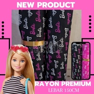 [04] Kain Rayon Motif Barbie 0,5Meter / kain rayon / rayon / Barbie /