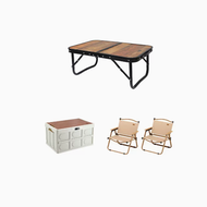 全城熱賣 - 便攜折疊桌椅（60CM手提箱桌折疊椅*2+收納箱]）