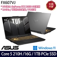 《ASUS 華碩》 FX607VJ-0033A210H(16吋FHD+/Core 5 210H/RTX3050/16G/1TB SSD/Win11/二年保)