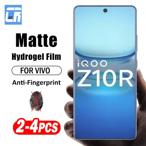 2-4Piece Easy-Installation Matte Hydrogel Film for Vivo iQOO Z10R Z10 Z9S Pro Screen Protector for i