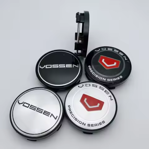 4pcs 60MM ( 56MM I.D ) Vossen Logo Emblem Car Wheel Center Caps Auto Rim Centre Cover Wheel Hubcaps 