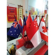 Flag stand for 11 countries