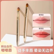 Retractable Lip Brush Double-Headed Lipstick Brush Portable Beauty Pen Special Waterproof Makeup Too
