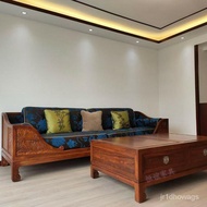 New Chinese Furniture Living Room Rosewood Sofa Sofa Pterocarpus Erinaceus Poir. Solid Wood Combination Kyocera Su Li TV