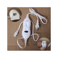 電熱毯暖腳墊鹽包熱敷袋電源線暖桌墊線開關線兩檔溫控充電線插頭
