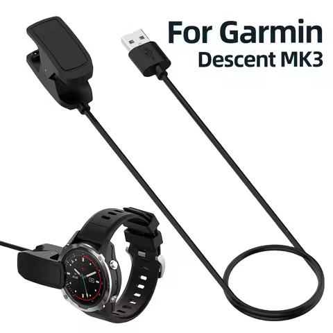 1M USB Charging Cable Smartwatch Charger Dock Station for Garmin Descent MK3 MK3i MK2 MK2i MK2S Smar
