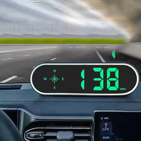 Car Speed Display Windshield Plug & Play Display Hud For Car Digital Speedometer For Car Digital Gps