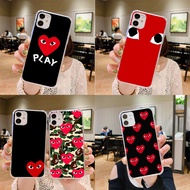 Y-183 Play heart Silicone TPU Case Compatible for Samsung Galaxy A20 A30S A50S A70S A10S A10 A7 A8 A