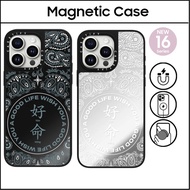 CASETi Hao Ming Good Life Wish You Hard Plastic Acrylic Mirror Case Cover For iPhone 16 11 12 13 14 