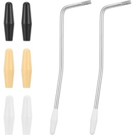 2 unit lengan tremolo putih, berulir 6mm & 5mm, termasuk 6 bushing (3 warna), batang whammy gitar ya