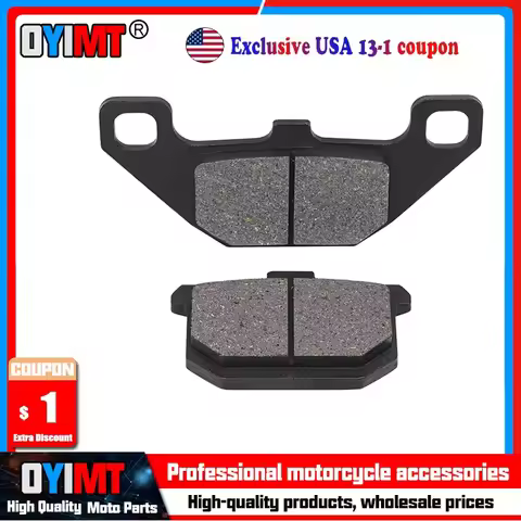 Motorcycle Front Brake Pads For KAWASAKI EL250 Eliminator EL252 ER250 Z250T EN500 VN750 VN800 Z1100R
