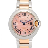 【二手】卡地亞 Ballon Bleu SM 粉紅錶殼 W6920034 女士腕錶，粉紅錶殼，18K 玫瑰金 (KPG)，精鋼錶殼