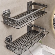 Toilet Shelf Paste Space Aluminum Wall Bathroom Toilet Multifunctional Rack Perforation-Free Wall-Mo