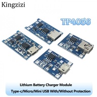 Type-C/micro/mini USB 5V 1A 18650 tp4056 Lithium Battery Charger Module charging board with dual protection functions 1A Li-ion