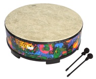 KD-5822-01 Kids Percussion Gathering Drum - Fabric Rain Forest, 22"