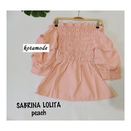 Trendy Ruffled Sabrina Lolita Blouse Top